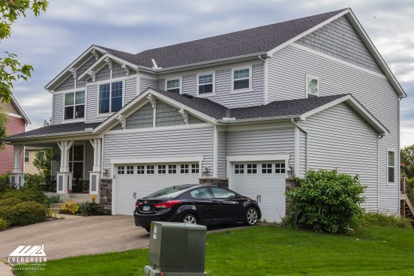 Roof repair in Eden Prairie MN by Evergreen Construction