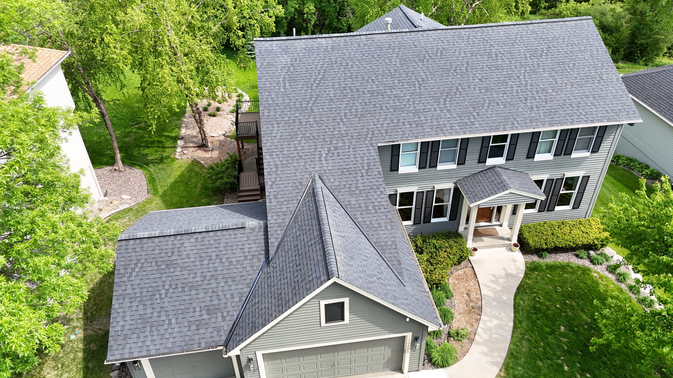 Maple Grove Roof Replacement | CertainTeed Moire Black