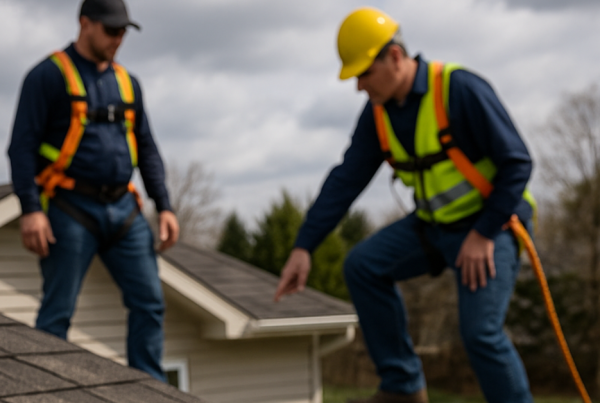 Evergreen Construction inspecting Wayzata roof for hail damage