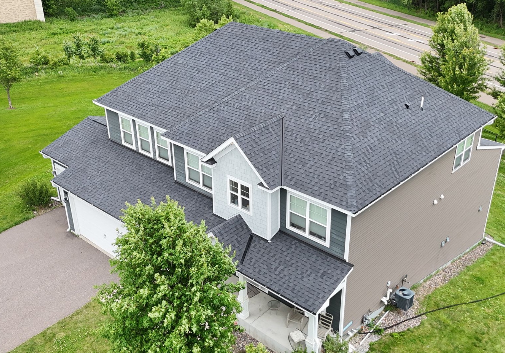 Repaired and replaced roof in Plymouth after storm damage insurance appeal